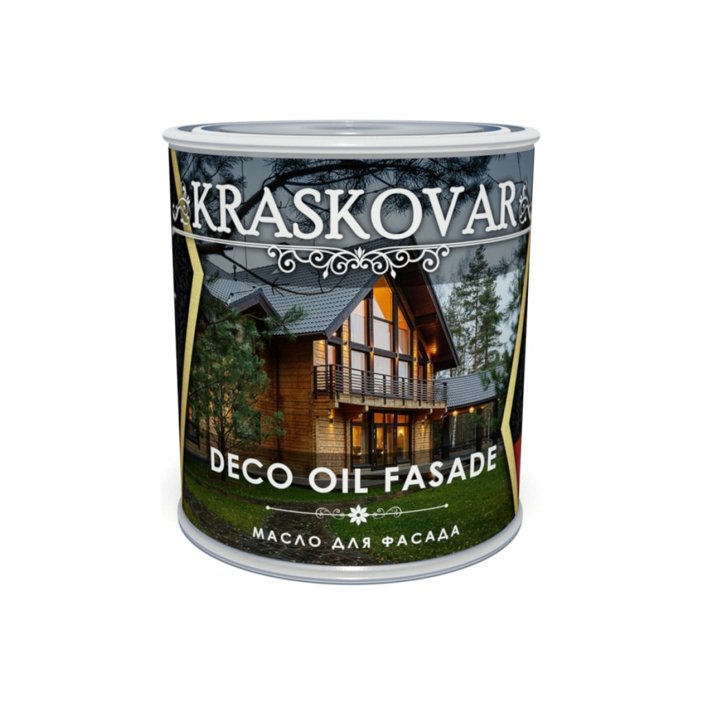 Масло для фасада Kraskovar Deco Oil Fasade Ваниль 0,75 л 1234