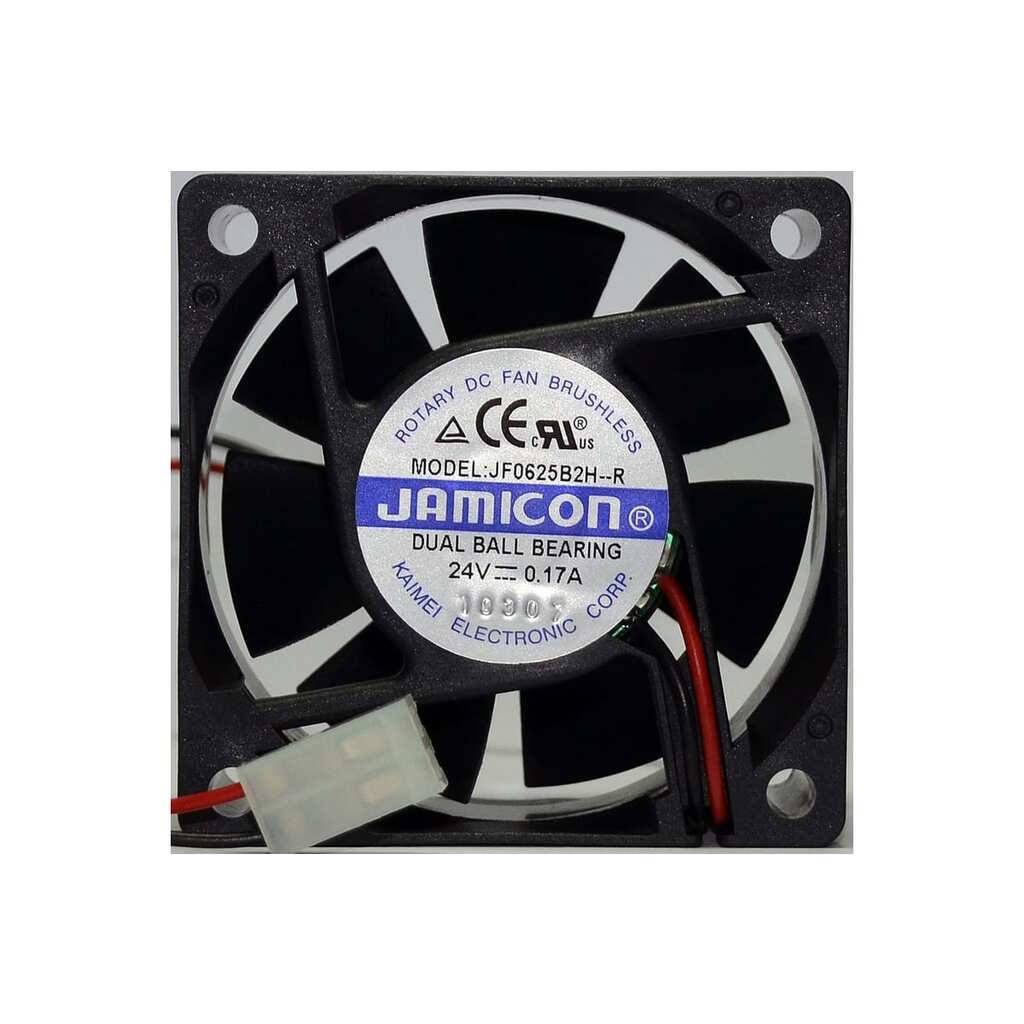 Вентилятор Jamicon JF0625B2H 60х60х25 24В с разъемом 2 конт.MOLEX 5239-2(PHU-2) С00037057