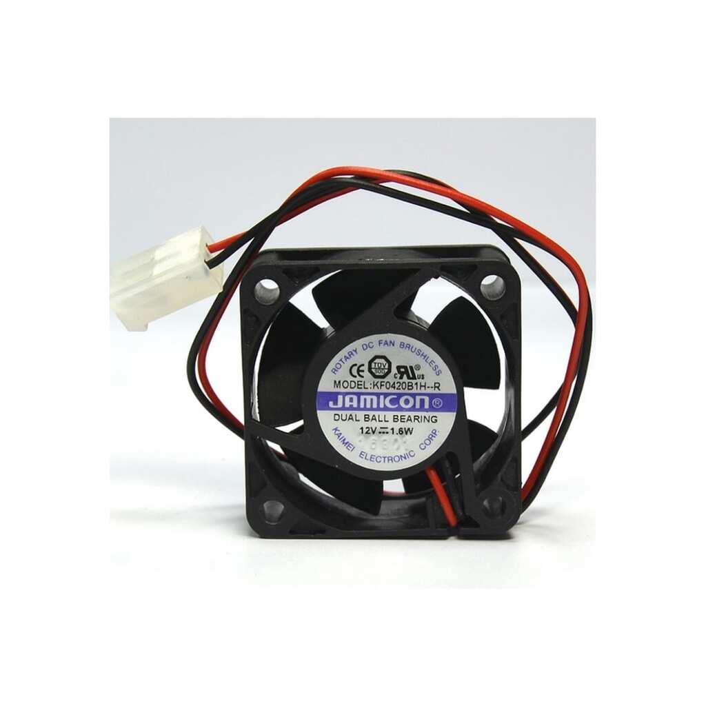 Вентилятор JAMICON KF0420B1H 40х40х20 12В с разъемом 2 конт.MOLEX 5239-2(PHU-2) С00034867