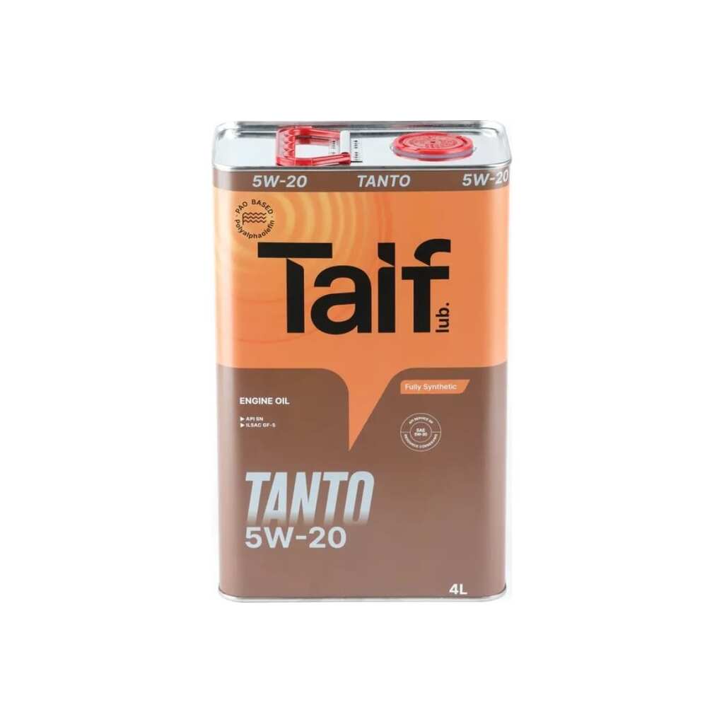 Моторное масло TAIF TANTO 5W-20, 4 л, SN, GF-5 211038