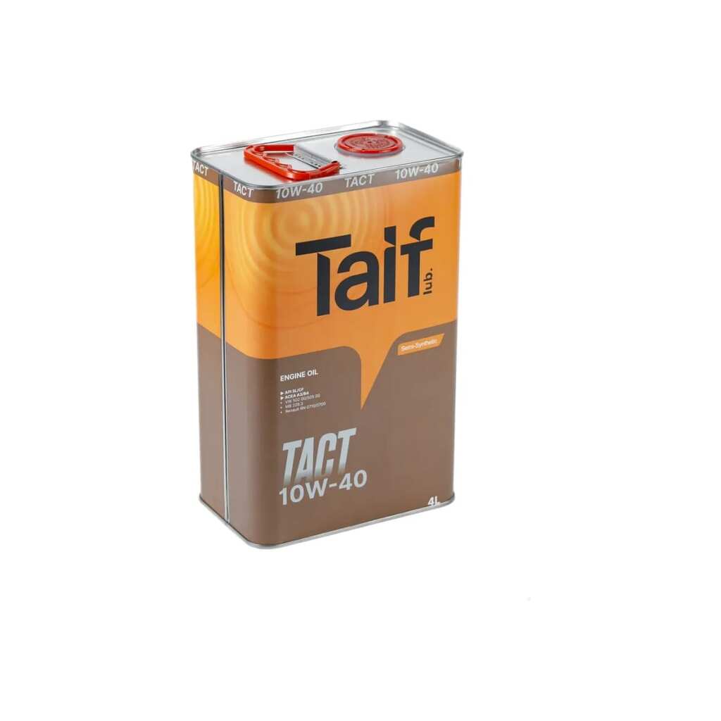 Моторное масло TAIF TACT 10W-40, 4 л, SL/CF, A3/B4 211062