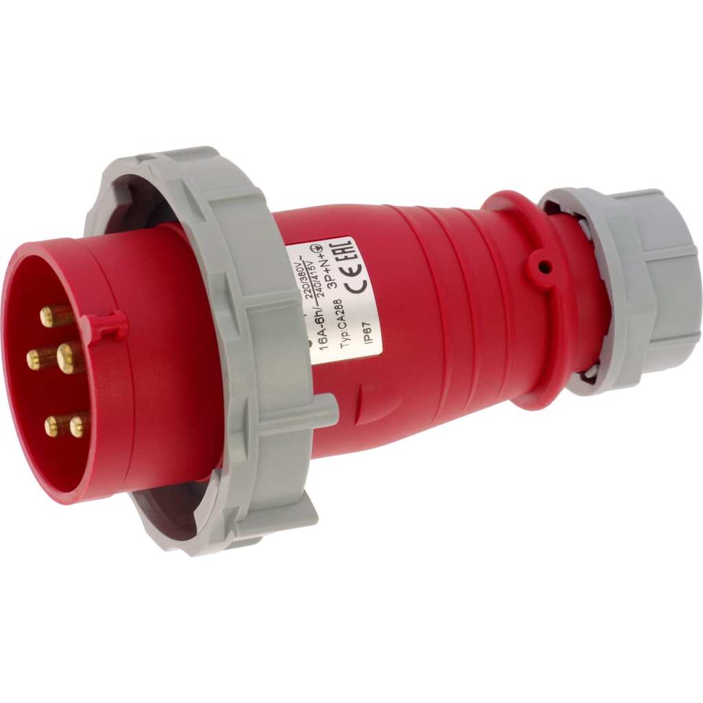 Кабельная вилка INPIN 16A/400V/3P+N+E/IP67 CA288