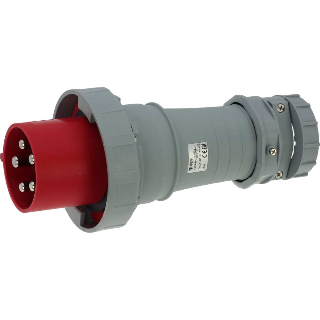 Кабельная вилка INPIN 125A/400V/3P+N+E/IP67 CA1447