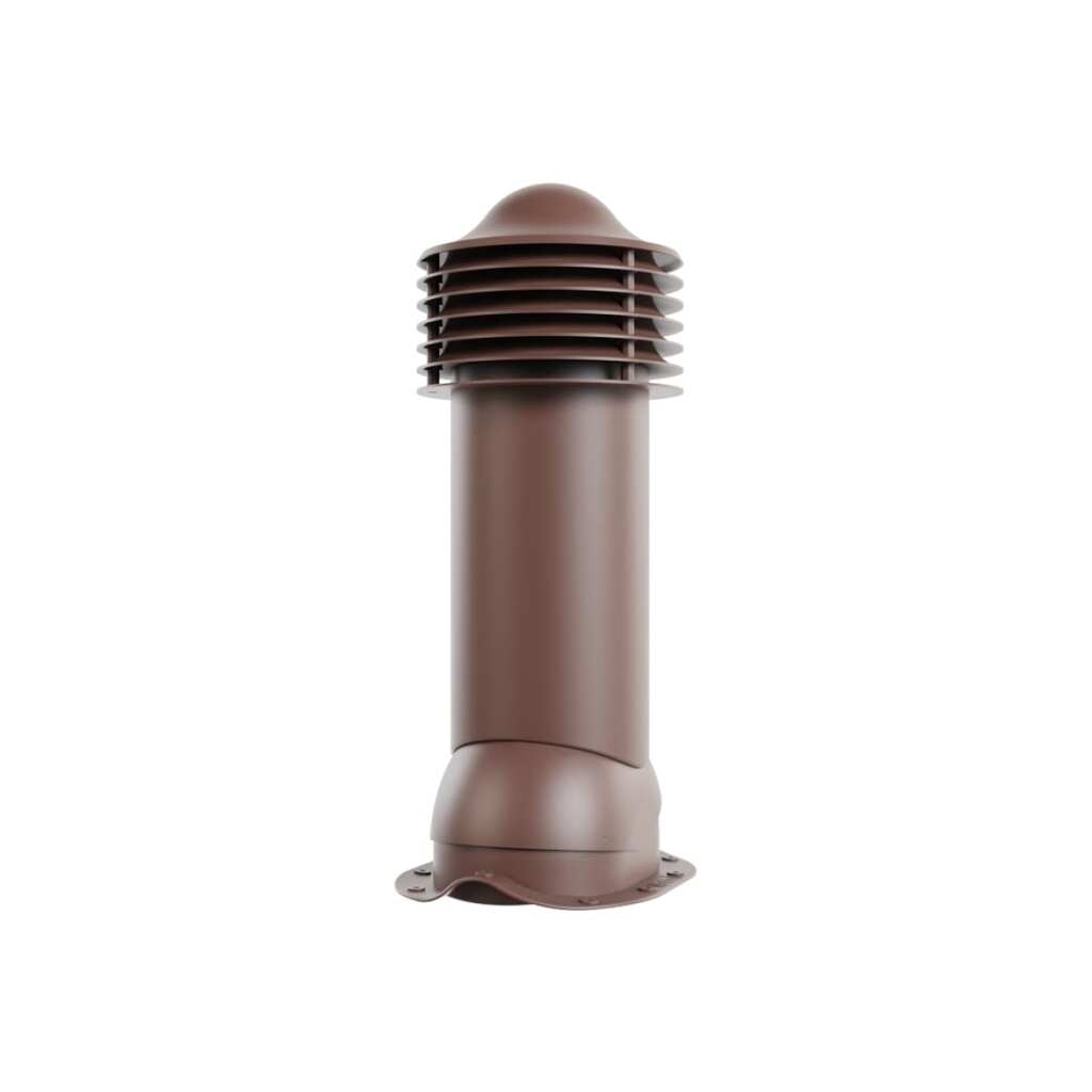 Вентиляционная труба для металлочерепицы Viotto диаметр 125 мм, утепленная, коричневый шоколад RAL 8017 07.506.01.02.06.100.8017