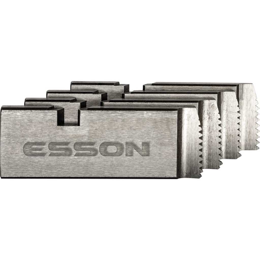 Резьбонарезные ножи BSPT 1/2"-3/4", правая резьба, 4 шт ESSON 22100