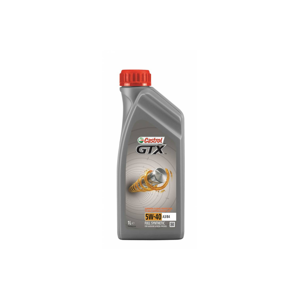 Масло моторное синтетическое GTX 5W40 А3/В4 (1 л) Castrol 15B9F6