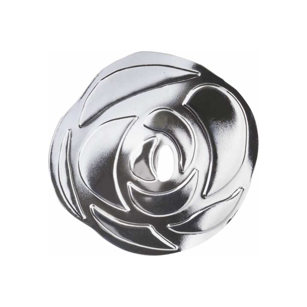 Клипса-подхват для штор Arttex Стилизованная роза Хром А0000003020