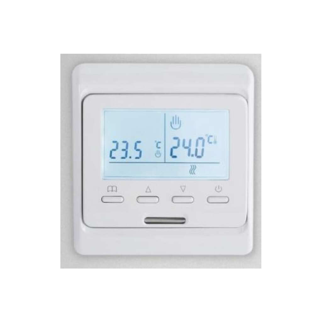 Терморегулятор для тёплого пола ТеплоСофт электронный E51.716 белый 51716