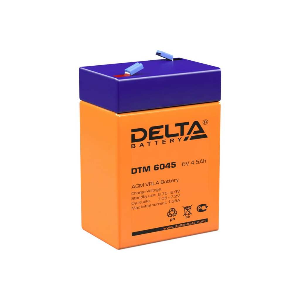 Батарея аккумуляторная Delta DTM 6045 DTM-6045