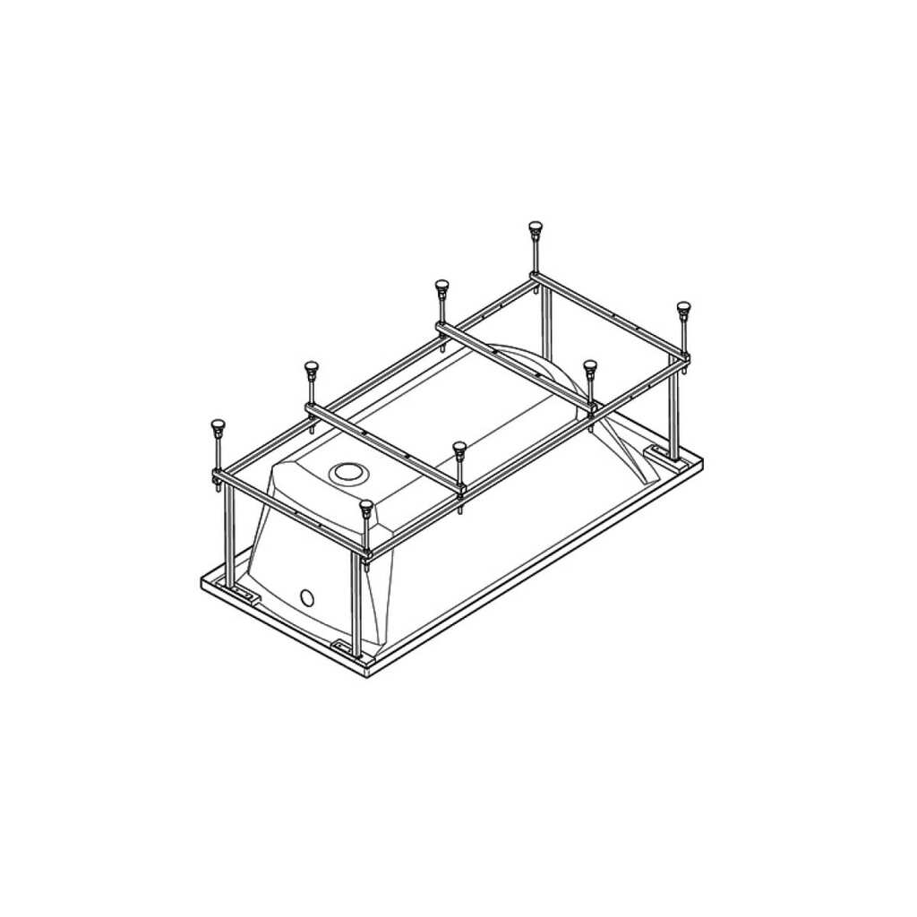 Монтажный комплект для ванны Santek МОНАКО XL 160х75 1WH112422 00041457