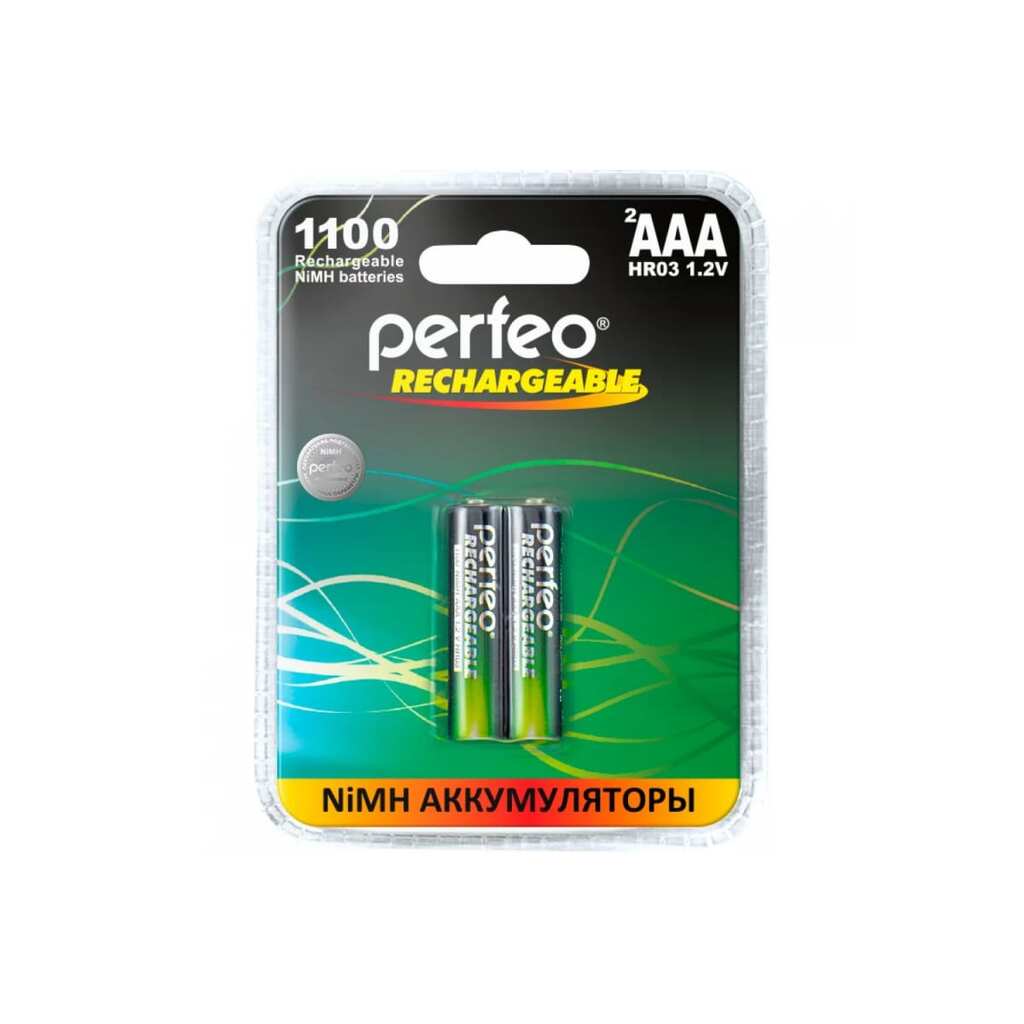 Аккумулятор Perfeo AAA1100mAh/2BL Пластик 30014786