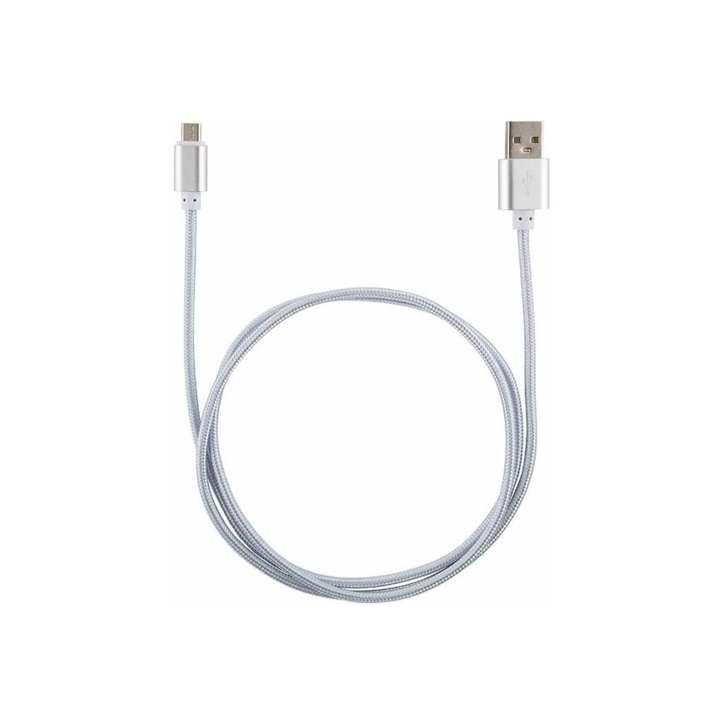 Кабель ENERGY ET-29-2 USB/MicroUSB, цвет - серебро 104111