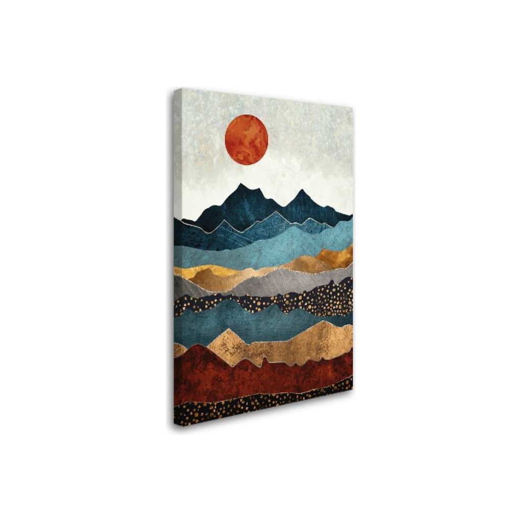 Картина-постер Студия фотообоев восход в горах 50x80 см 2136655