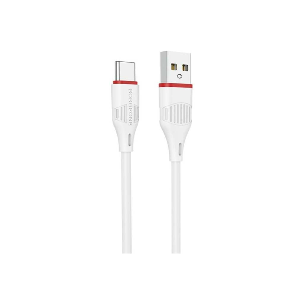 USB-кабель Borofone BX51 AM-Type-C 1 метр, 3А пластик, белый 23752-BX51tW