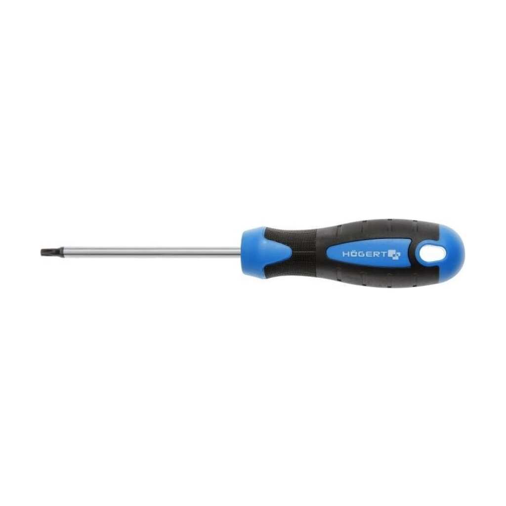 Отвертка HOEGERT TECHNIK TORX T27, 100 мм, сталь S2 HT1S057