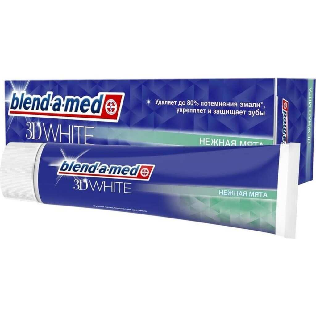 Зубная паста BLEND_A_MED 3D White Нежная мята 75 мл (3809) 0001020851