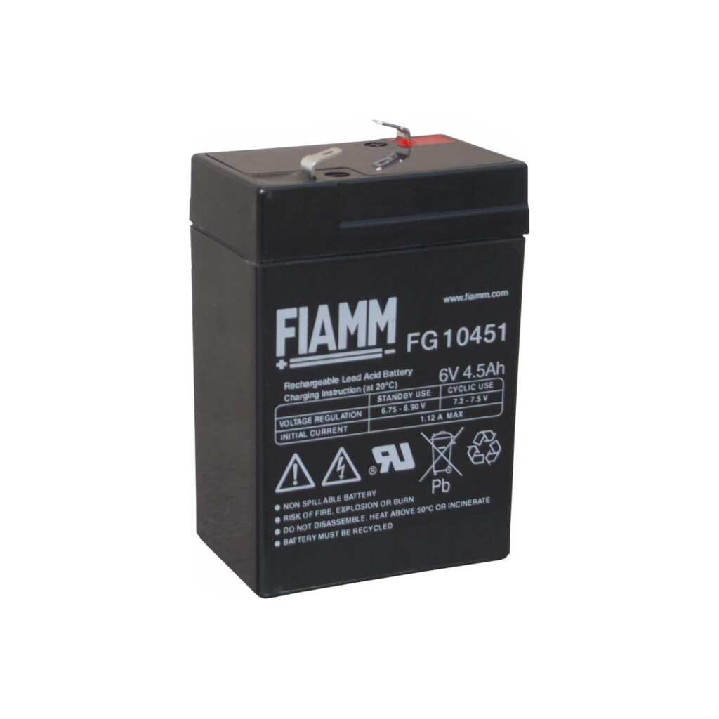 Батарея аккумуляторная 6 В, 4.5 Ач FIAMM FG10451