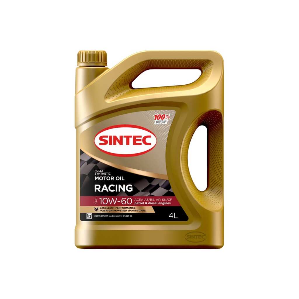 Моторное масло Sintec Racing SAE 10w-60 API SN/CF ACEA a3/b4. Sintec Premium 9000 SAE 5w-40 ACEA a3/b4 API SN/CF. Sintec масло sn cf