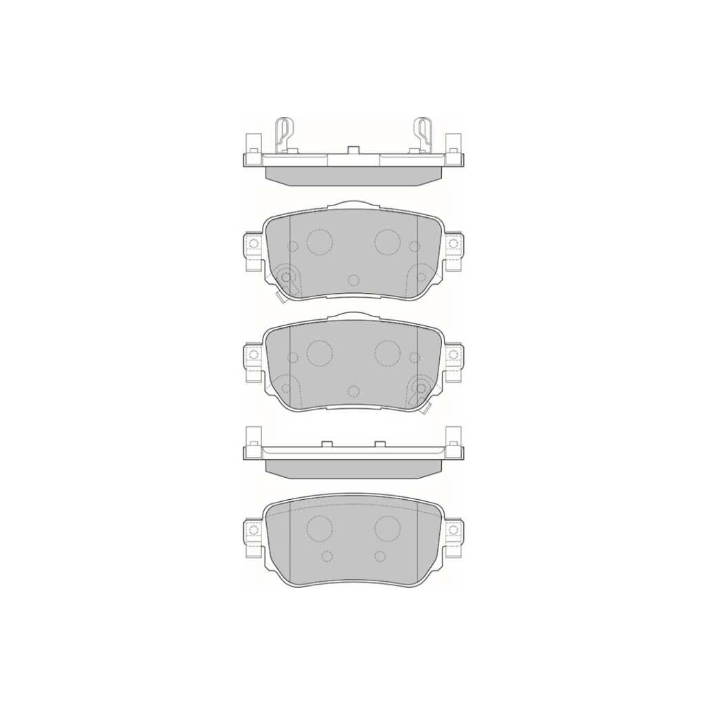 Колодки тормозные AV1203 дисковые Avantech 1736080