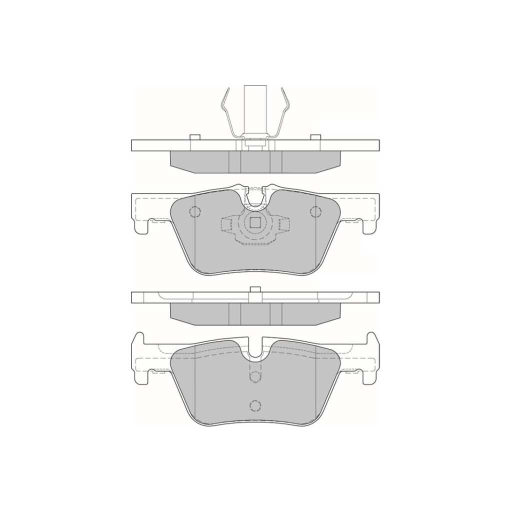 Колодки тормозные AV205 дисковые (противоскрипная пластина в комплекте) Avantech 104533