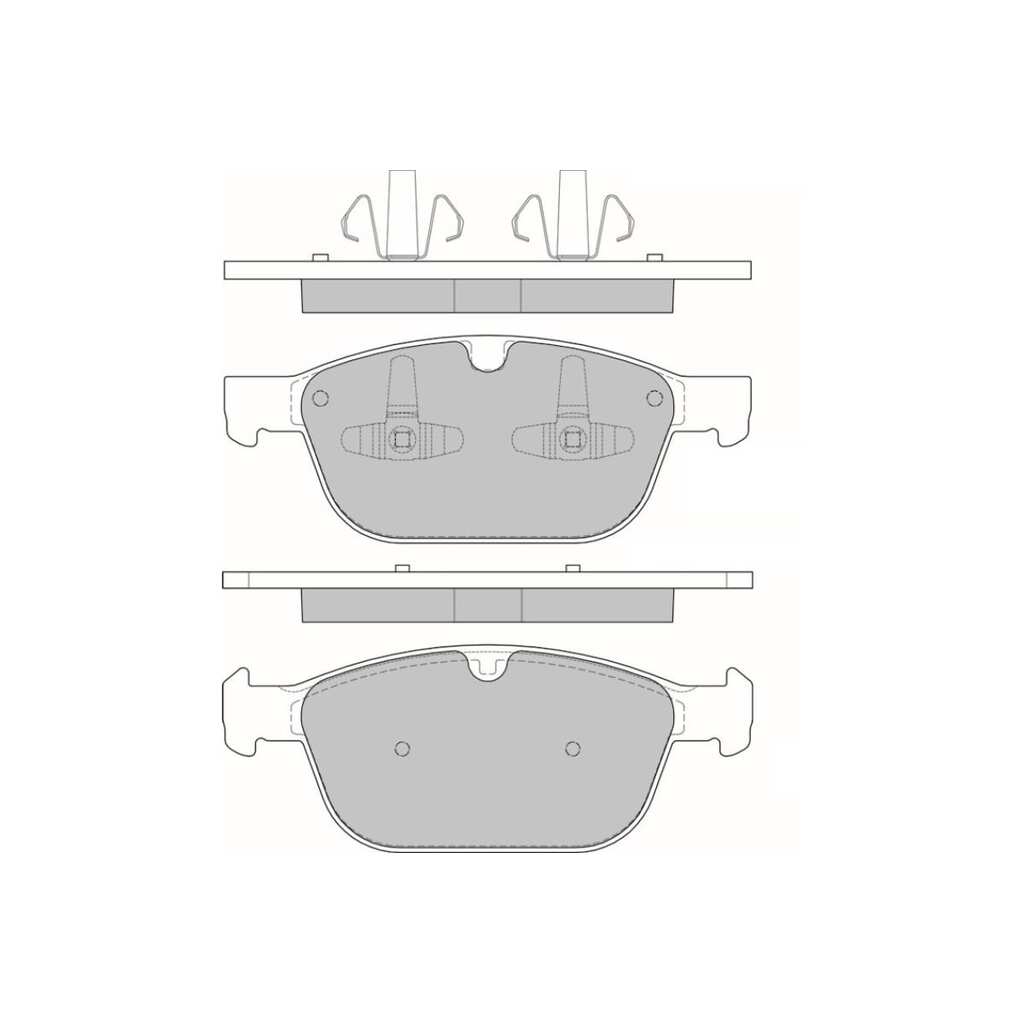 Колодки тормозные AV1006 дисковые Avantech 20208