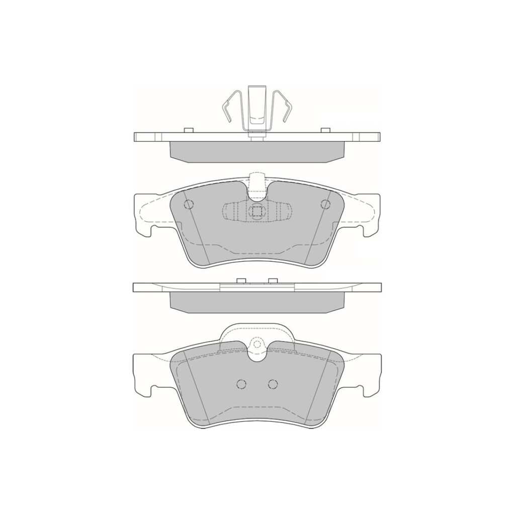 Колодки тормозные AV228 дисковые (противоскрипная пластина в комплекте) Avantech 1740250