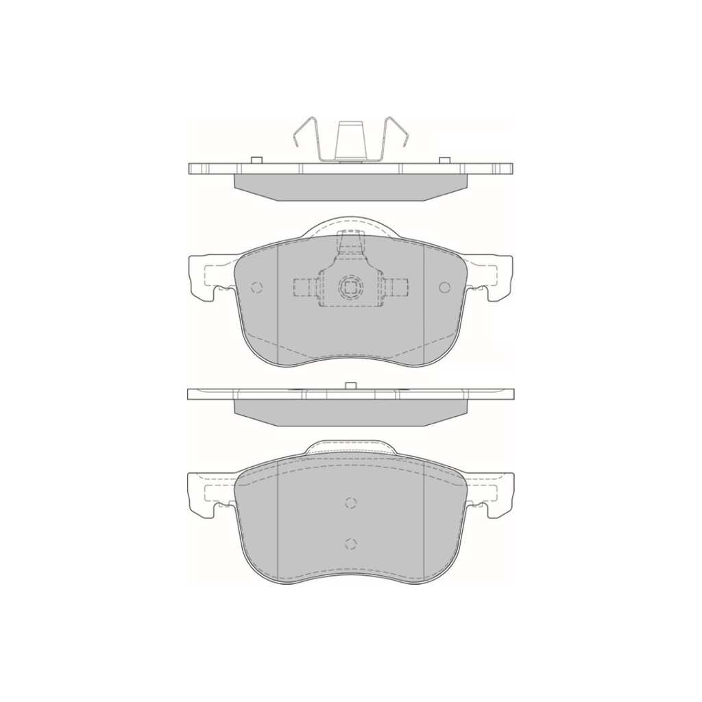 Колодки тормозные AV747 дисковые Avantech 104412