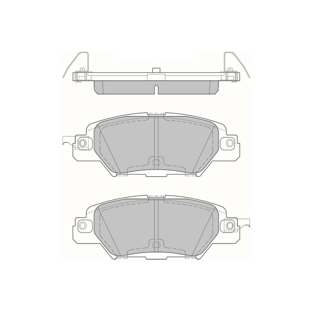 Колодки тормозные AV192 дисковые (противоскрипная пластина в комплекте) Avantech 1740228