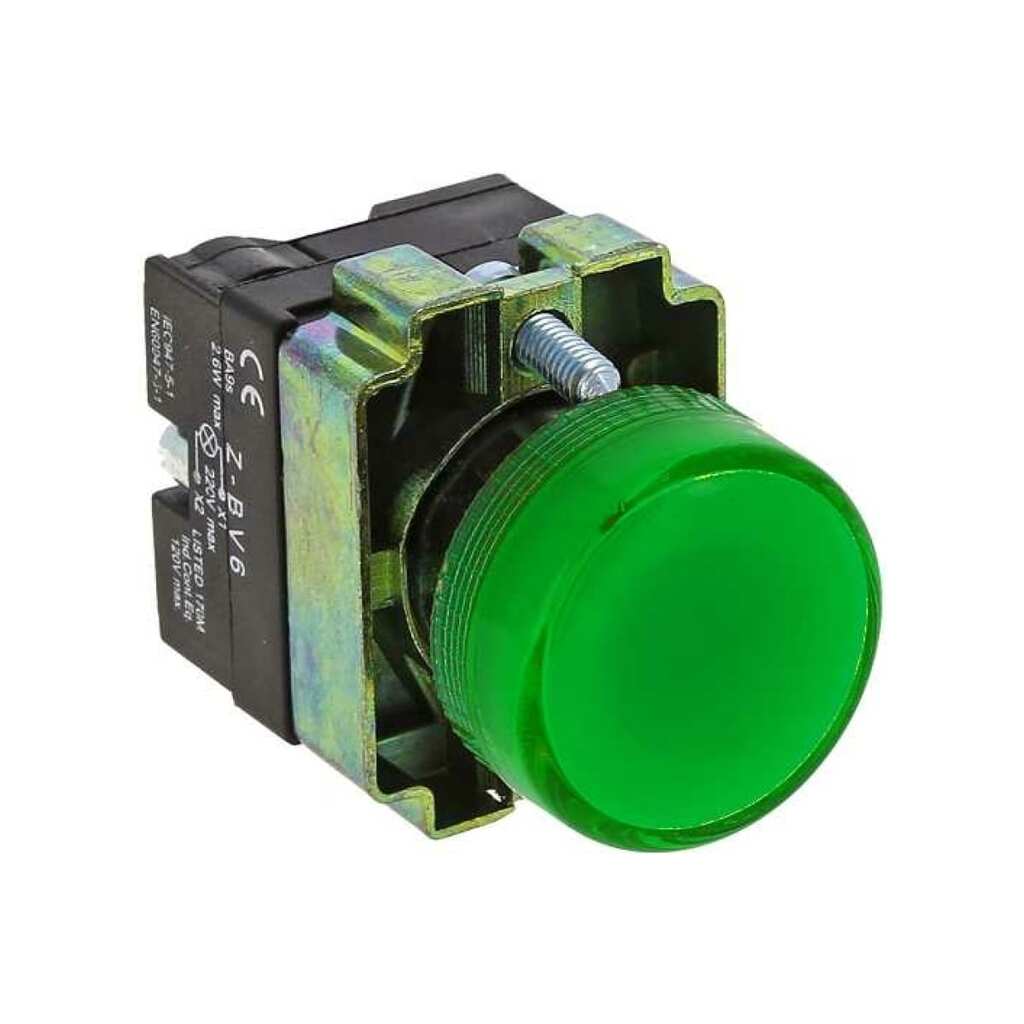 Сигнальная лампа EKF BV63 зеленая, упаковка (10 шт) PROxima xb2-bv63