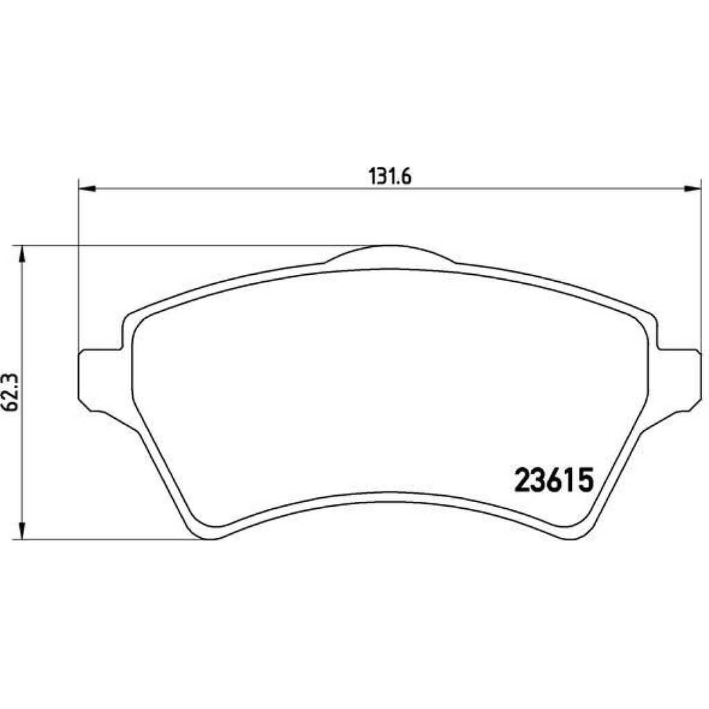 Колодки тормозные дисковые передние для автомобилей Land Rover Freelander / Range Rover 1.8i/2.0TD/2.5i/3.0D TRIALLI PF 4251