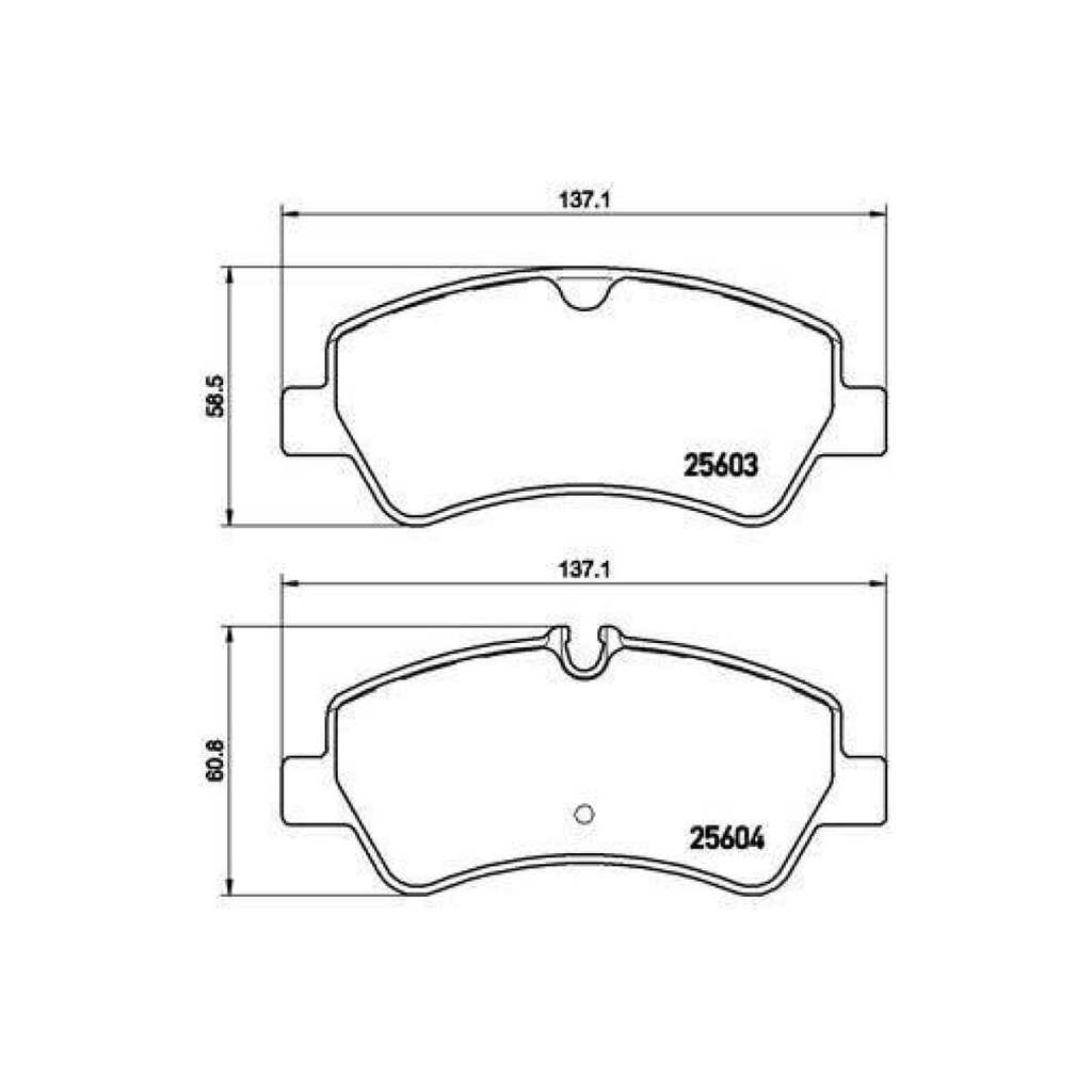 Колодки тормозные для автомобилей Ford Transit дисковые задние TRIALLI PF 4392