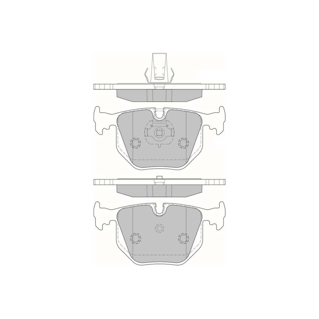 Колодки тормозные AV206 дисковые (противоскрипная пластина в комплекте) Avantech