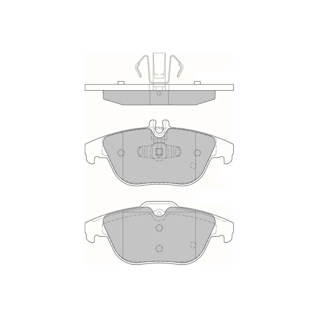 Колодки тормозные AV225 дисковые (противоскрипная пластина в комплекте) Avantech