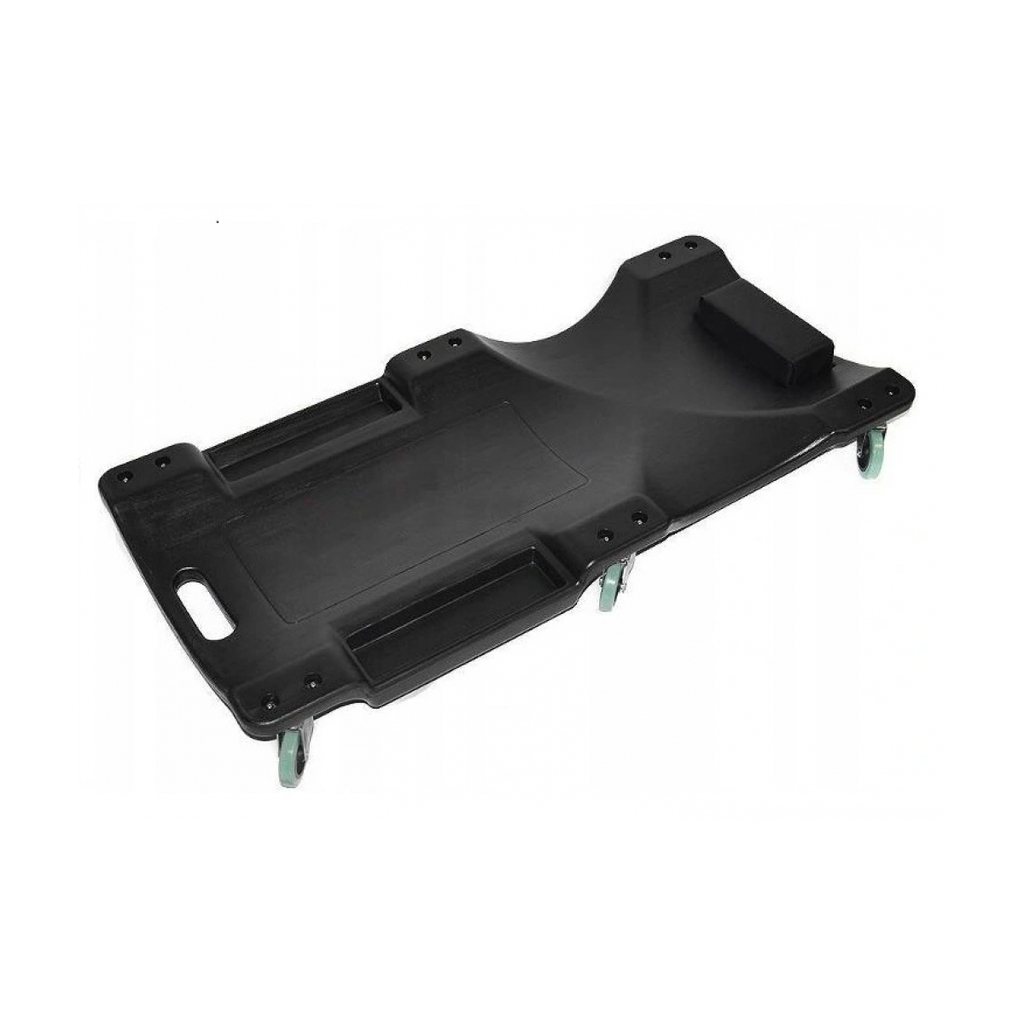 Подкатной низкопрофильный лежак на 6 колёсах пластик, 40 TORIN TRH6802-2