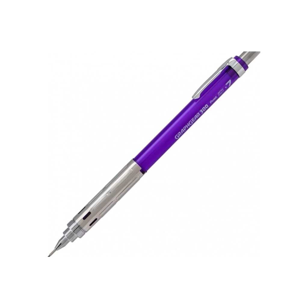 Автоматический карандаш Pentel GraphGear 300 PG317-TVX 0.7 мм, фиолетовый корпус 692937