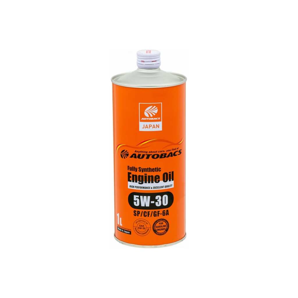 Моторное масло AUTOBACS 5W-30, API SP/CF, ILSAC GF-6A, SYNTHETIC, 1 л A00032237