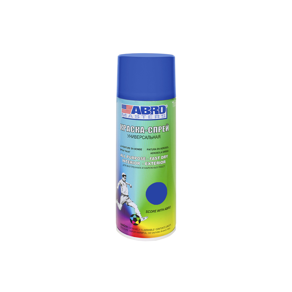 Аэрозольная краска ABRO INDUSTRIES INC Abro Masters синяя, 400 мл SP-035-AM