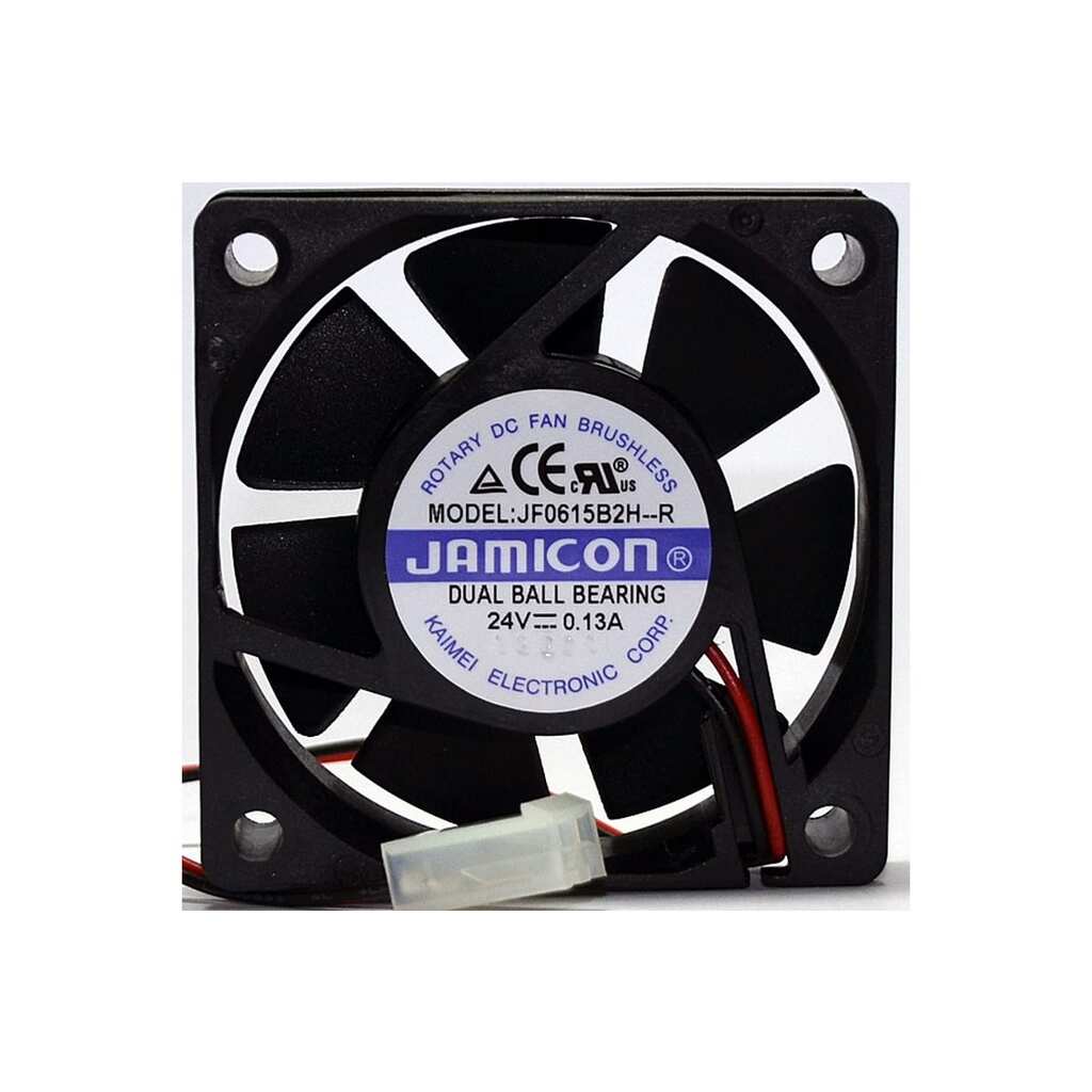 Вентилятор Jamicon JF0615B2H 60х60х15 24В с разъемом 2 конт.MOLEX 5239-2(PHU-2) С00037093