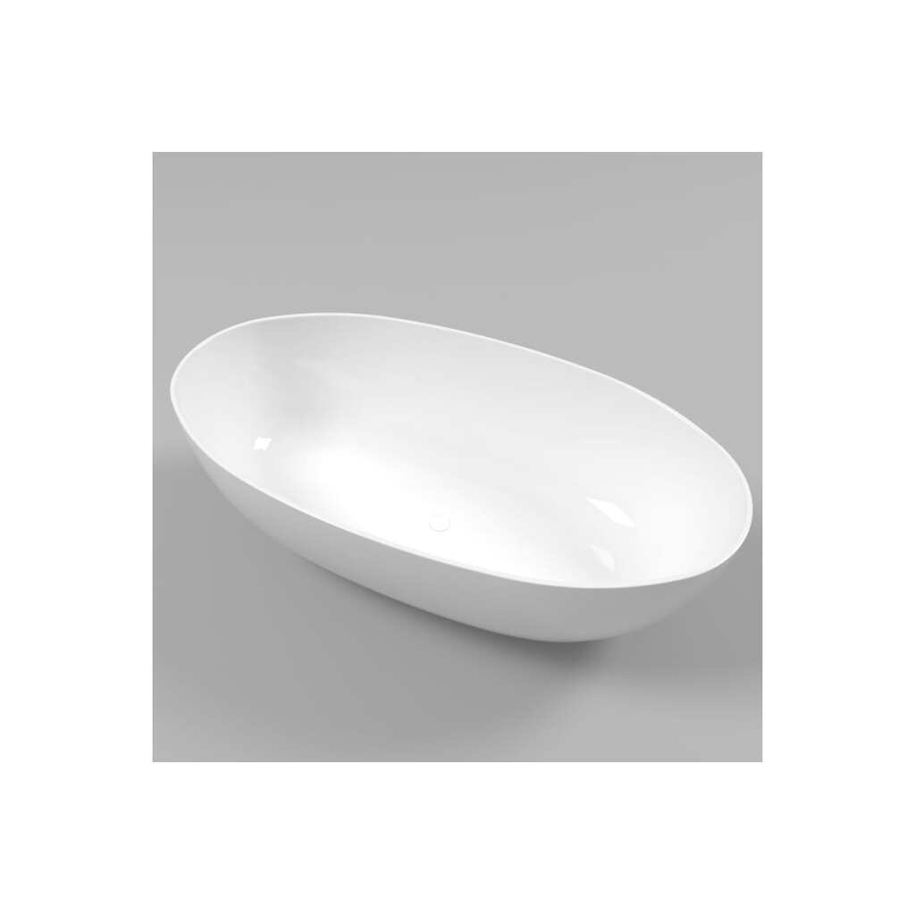 Ванна WHITECROSS Diamond 170x87 (белый глянец) искусственный камень 0201.170087.100