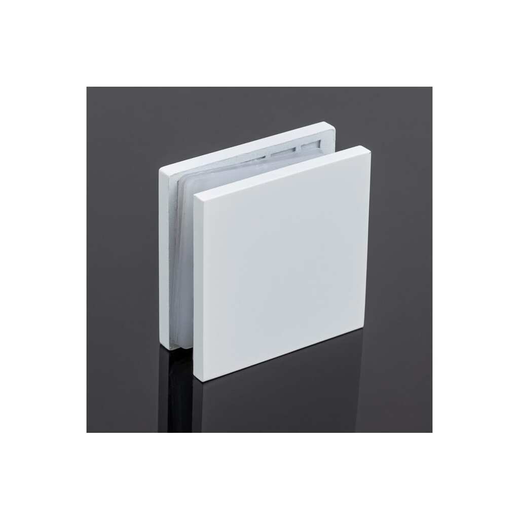 Коннектор стена-стекло SERVICE PLUS 90, белый матовый, sus304 K02-202WM/sus304