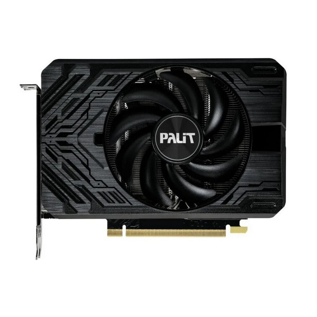 Видеокарта Palit PCI-E nVidia GeForce RTX 4060TI STORMX OC 8GB (128-bit/GDDR6/DPx3/HDMI/RTL) (NE6406TS19P1-1060F)