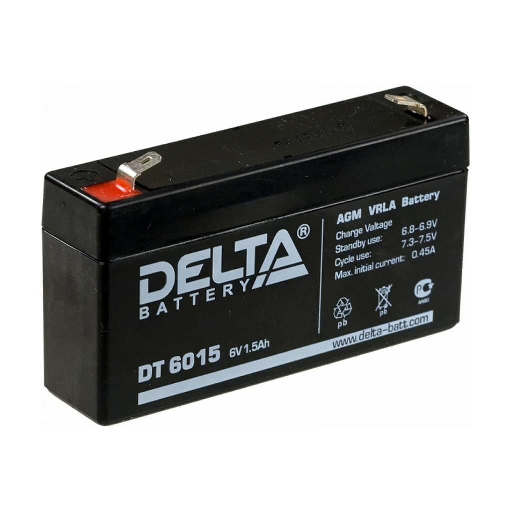 Батарея аккумуляторная Delta DT 6015