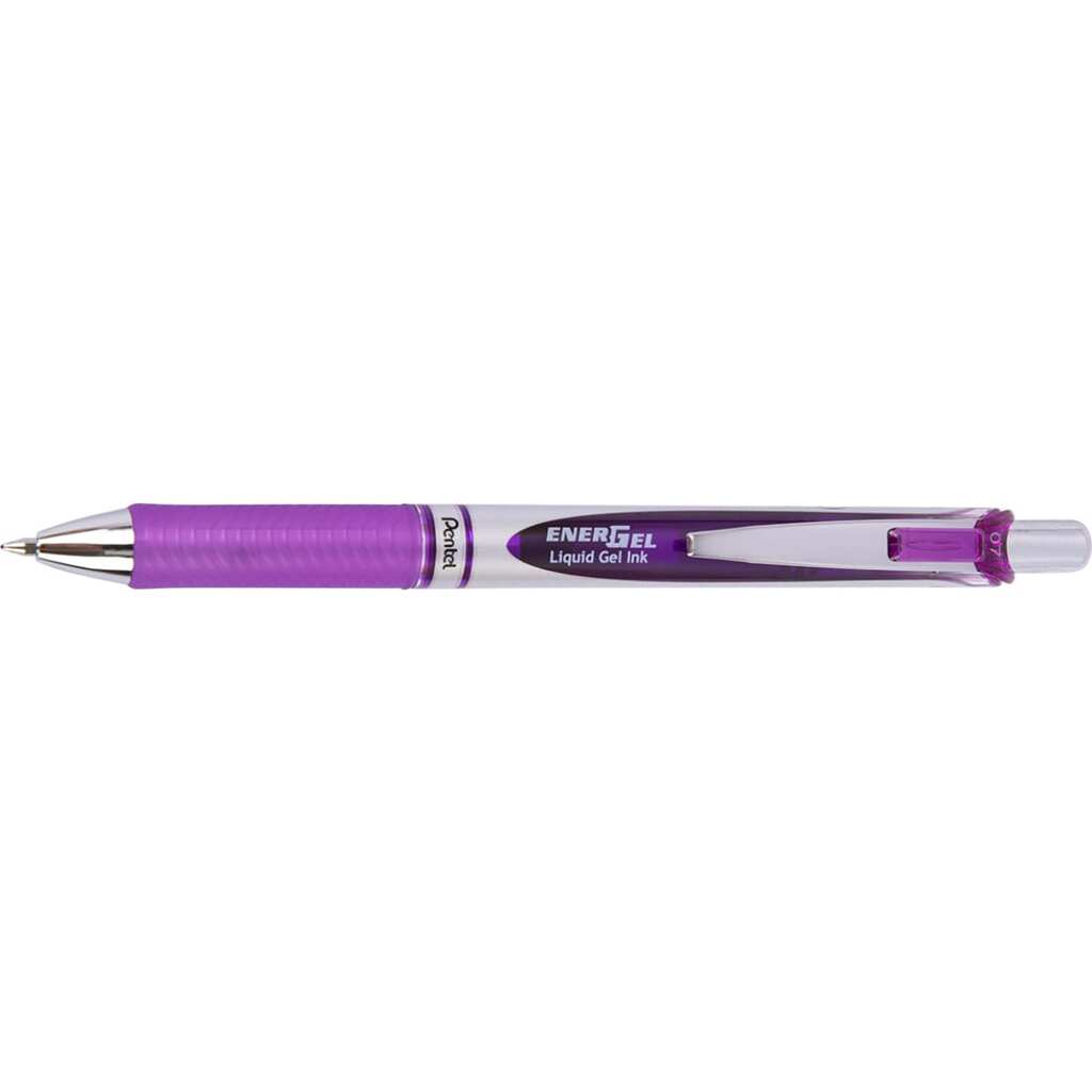 Гелевая ручка Pentel Energel d 0.7 мм 12 шт BL77-VO фиолетовые чернила 686716