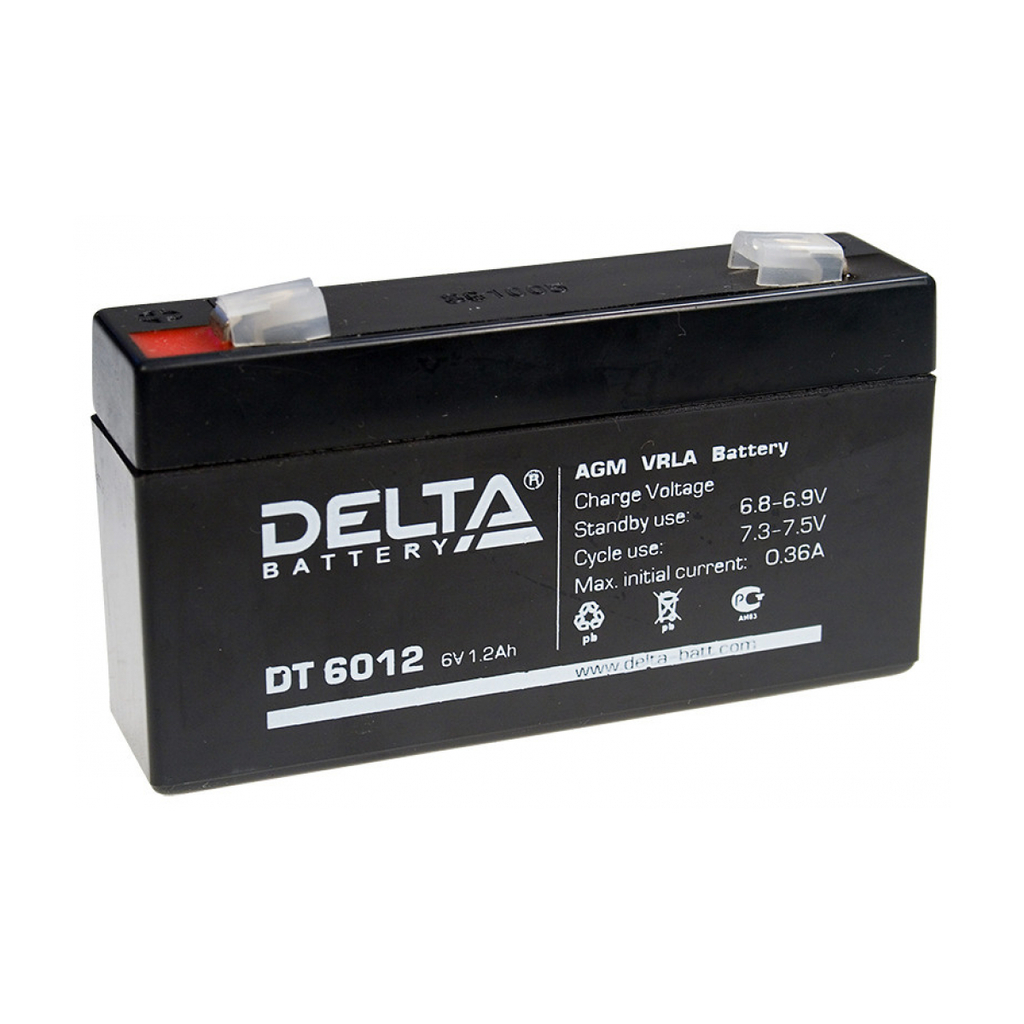 Батарея аккумуляторная Delta DT 6012