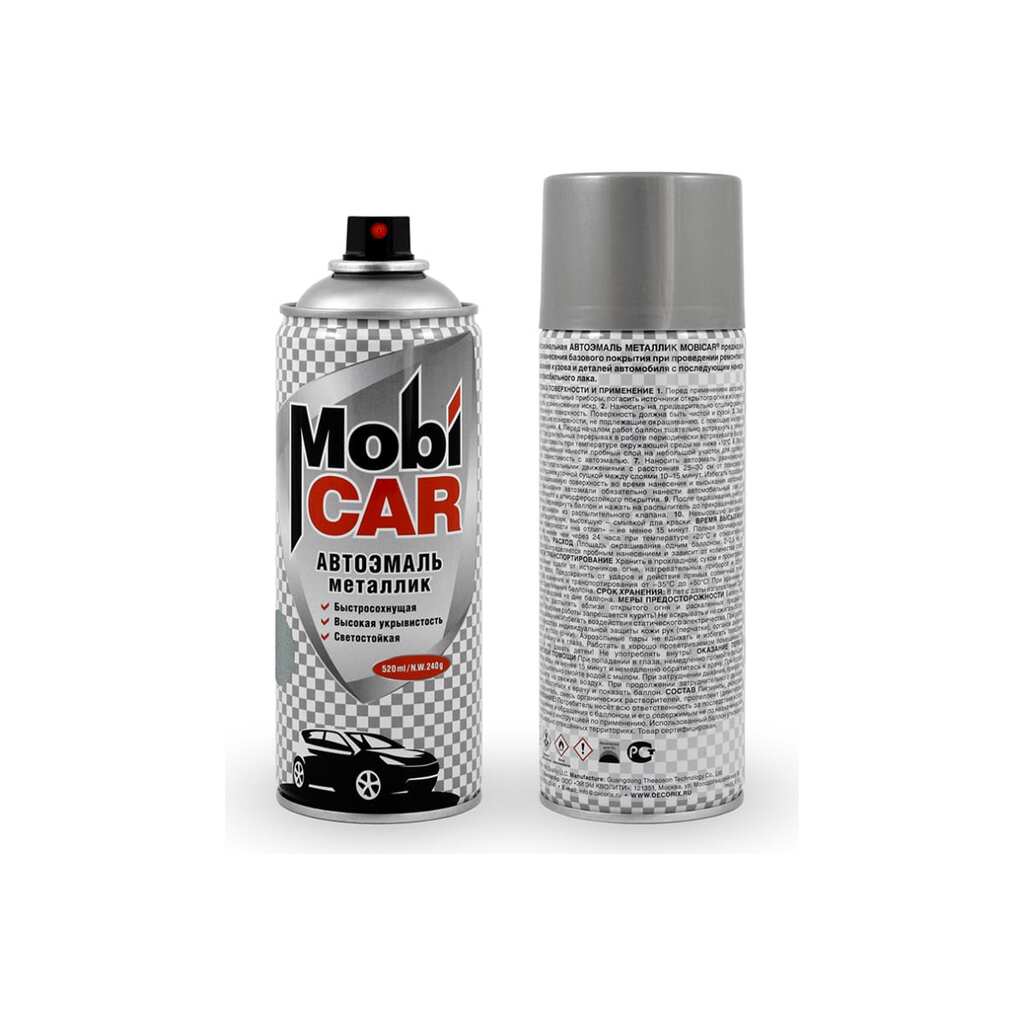 Автоэмаль Mobicar металлик 630 кварц, 520 мл 0502-630 MC