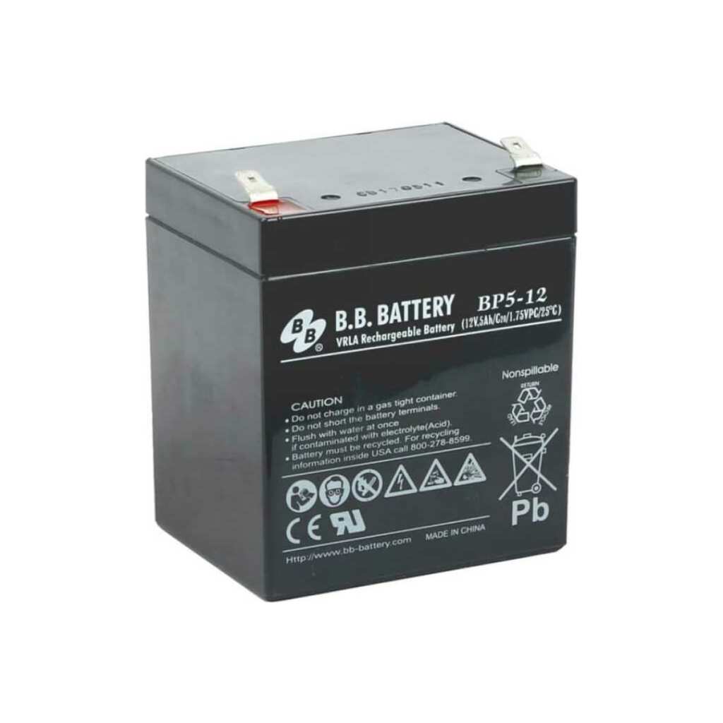 Аккумуляторная батарея 12 В, 5 Ач BB Battery BP 5-12