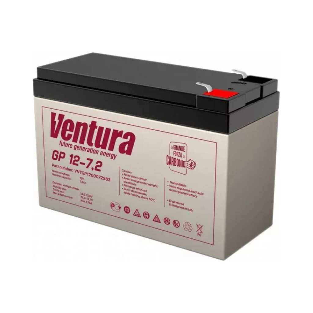 Аккумуляторная батарея 12 В, 7.2 Ач Ventura GP 12-7,2