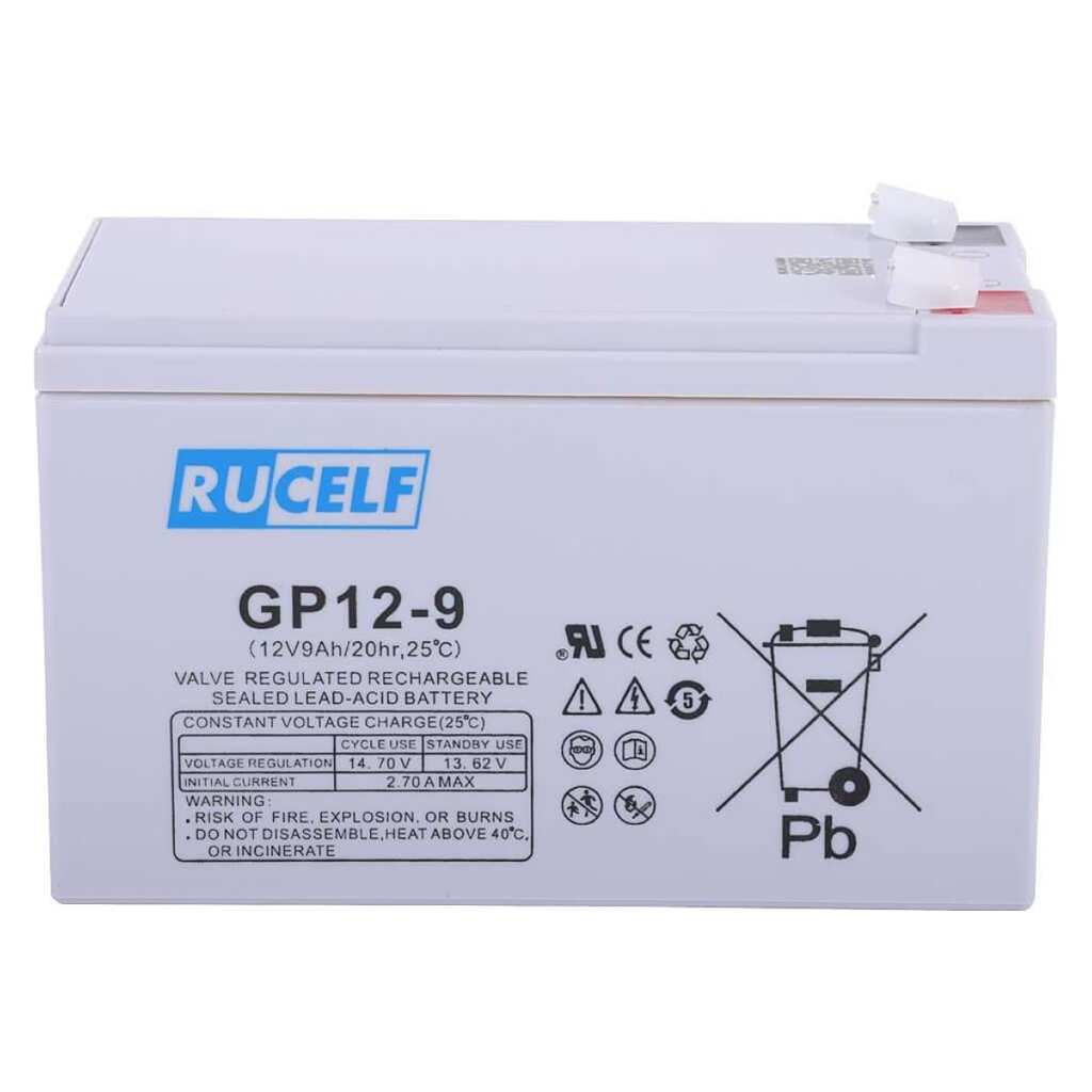 Аккумуляторная батарея GP 12-9 RUCELF КА-00008600