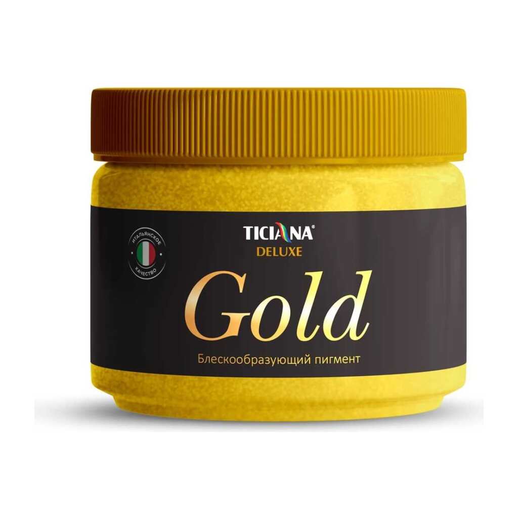Блескообразующий пигмент Ticiana DeLuxe Gold 0.1 кг, золото 4300002808