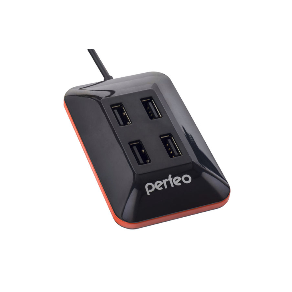 USB-HUB Perfeo 4 Port, чёрный 30012250